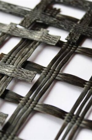 Fiberglass Geogrid with asphalt coating